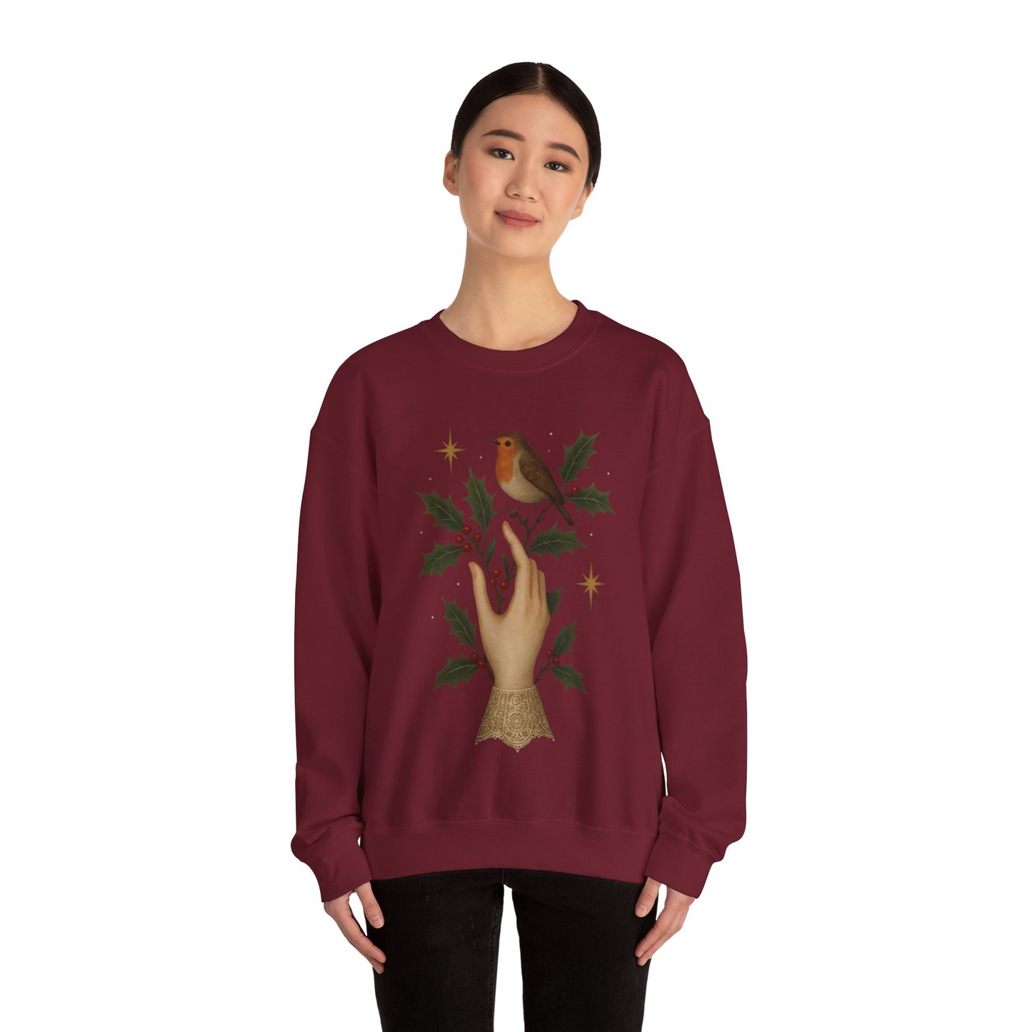 Winters Whisper - Robin Victoriana Sweatshirt