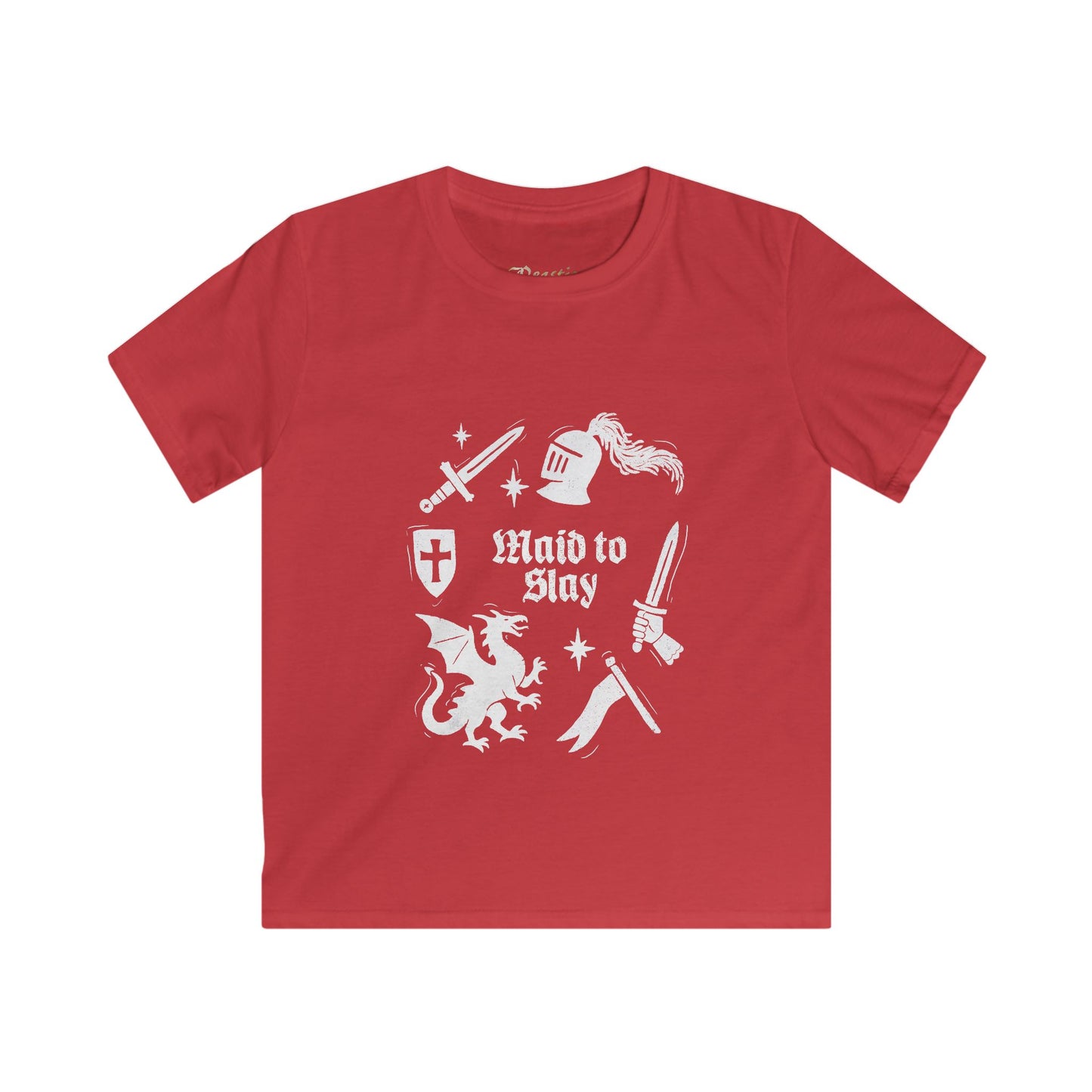 Kids 'Maid to Slay' Knight & Dragon Tee