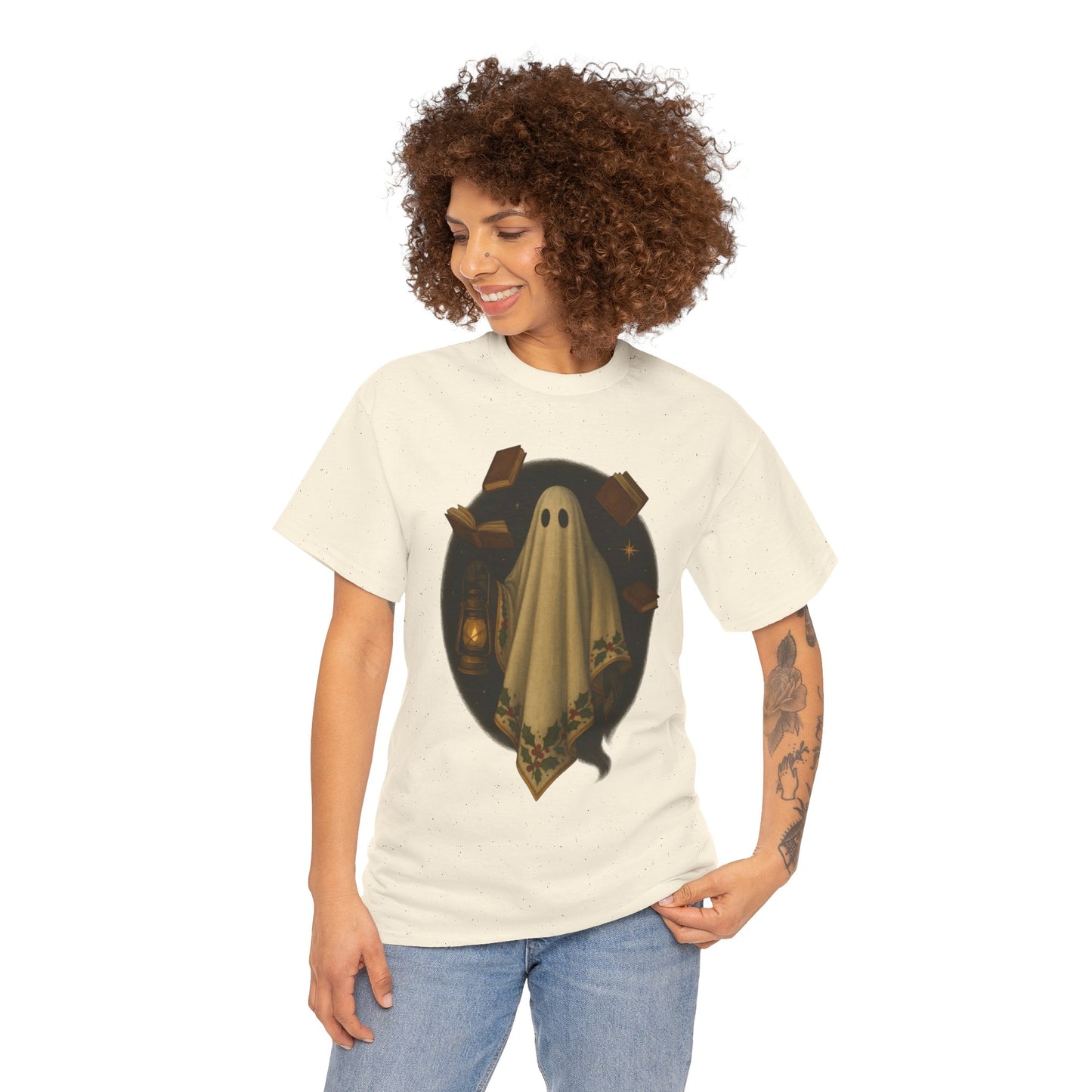 Ghosts of Christmas Books T-Shirt