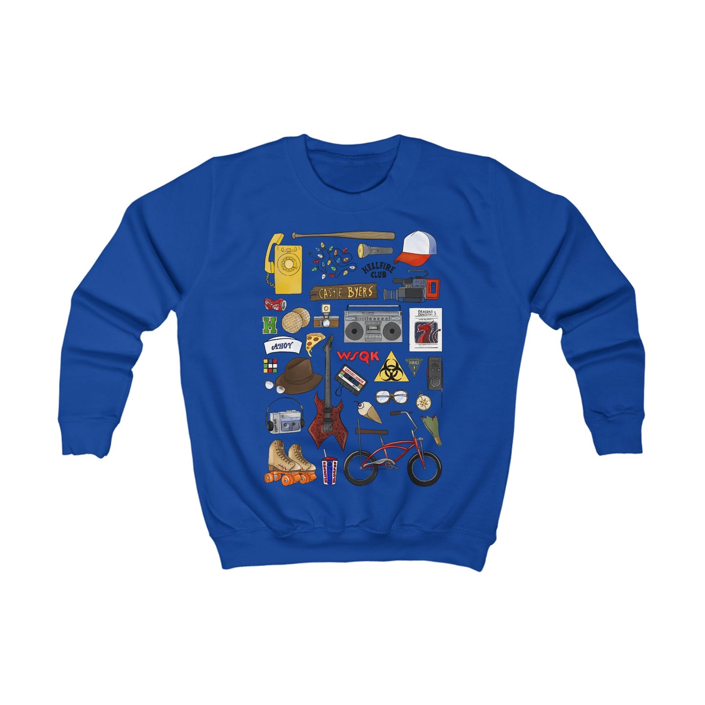 Stranger Objects Kids Sweatshirt