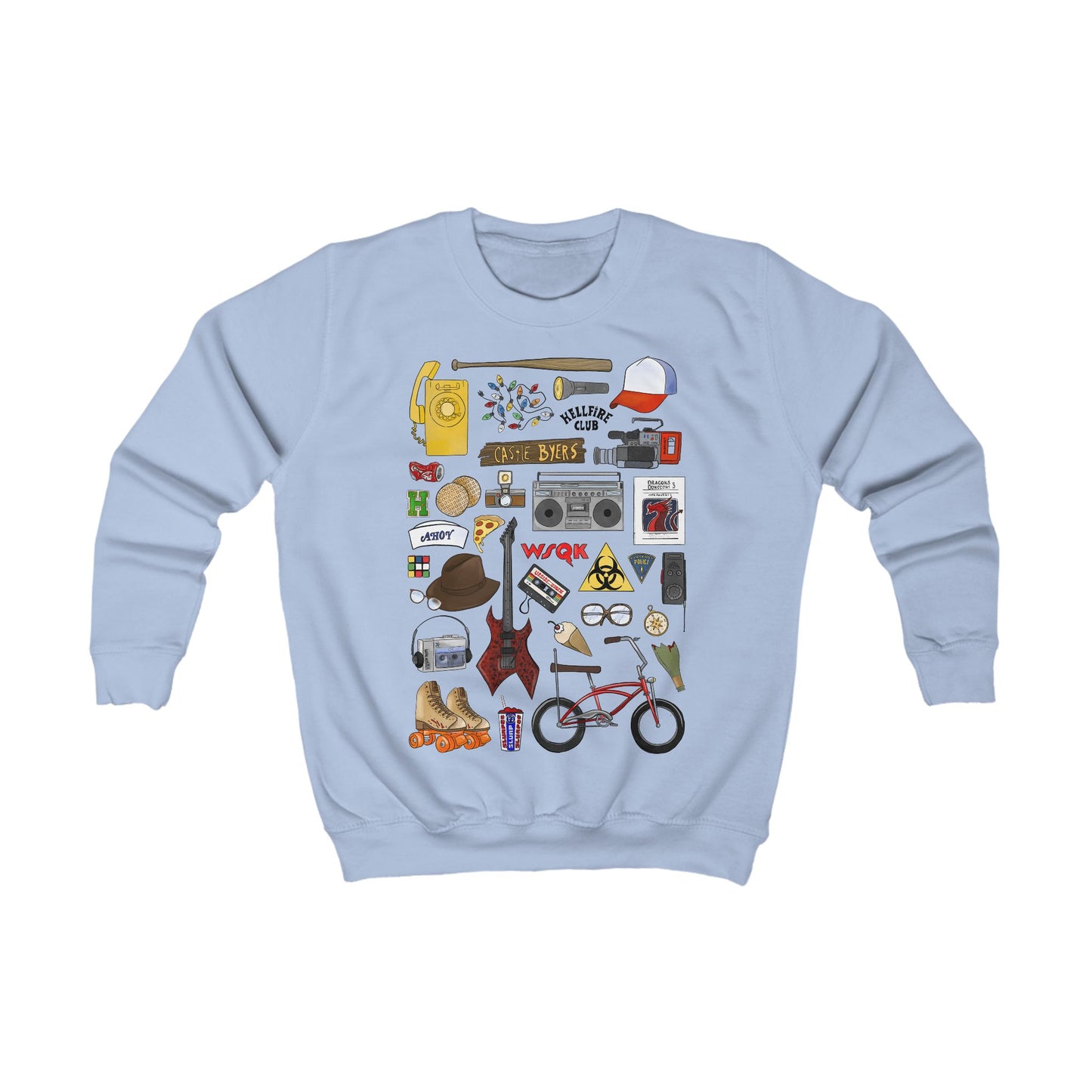 Stranger Objects Kids Sweatshirt