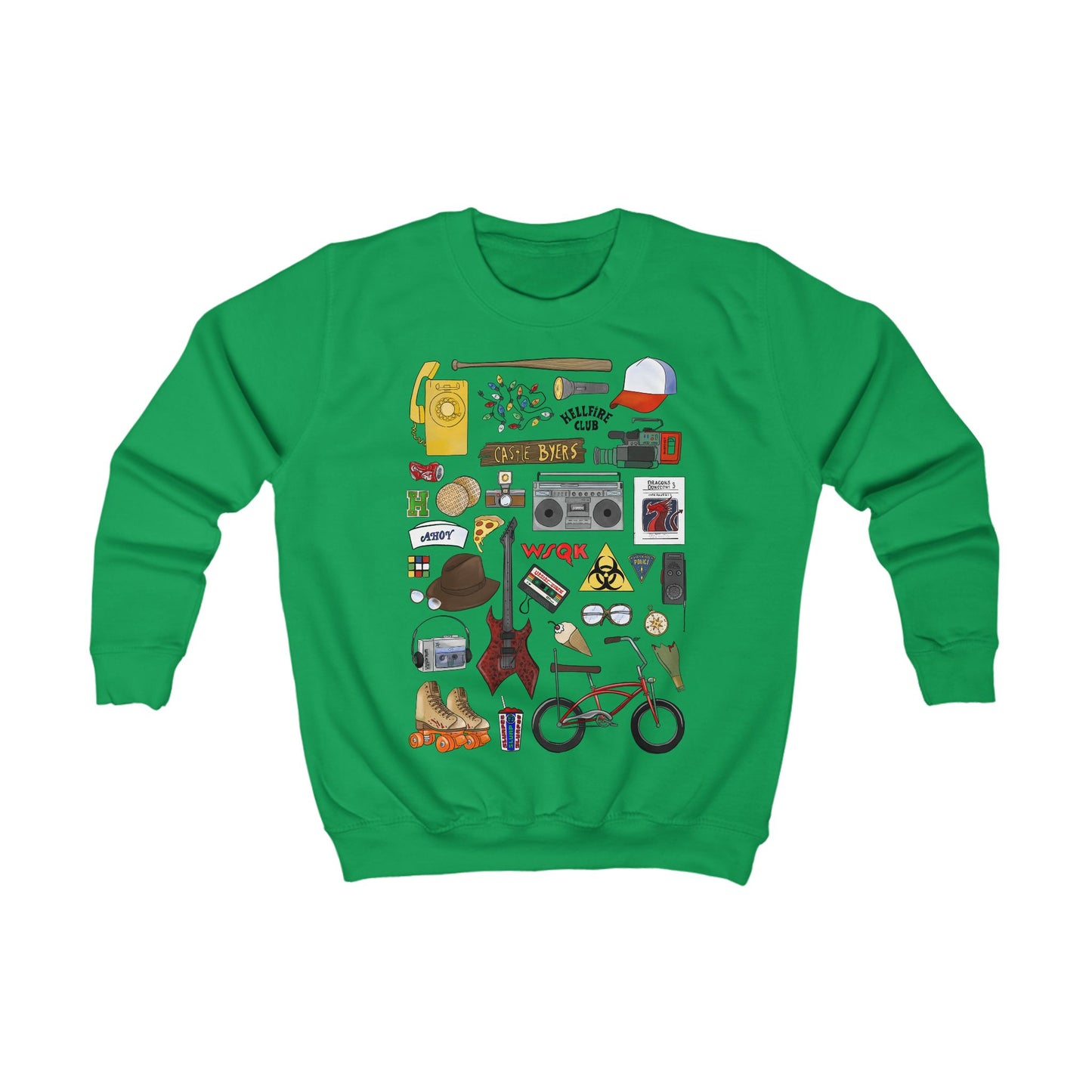 Stranger Objects Kids Sweatshirt