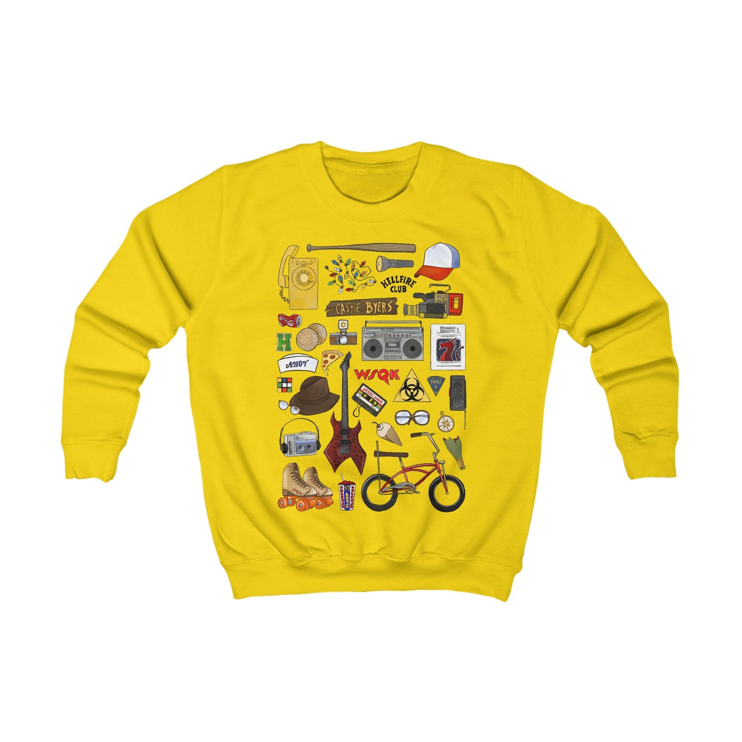 Stranger Objects Kids Sweatshirt