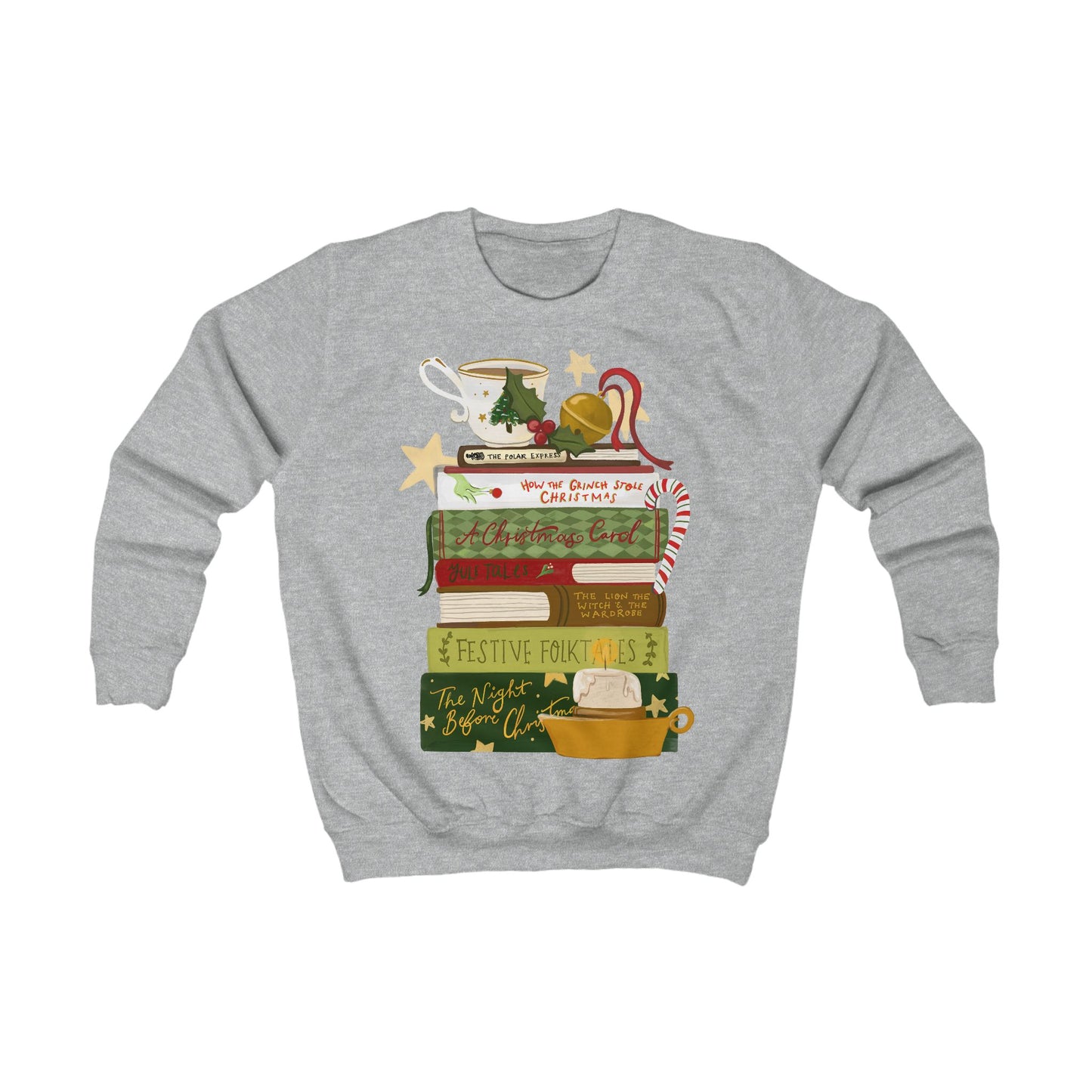 Kids Festive Tales Book Stack Sweatshirt