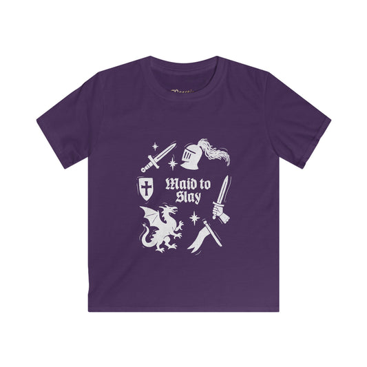 Kids 'Maid to Slay' Knight & Dragon Tee
