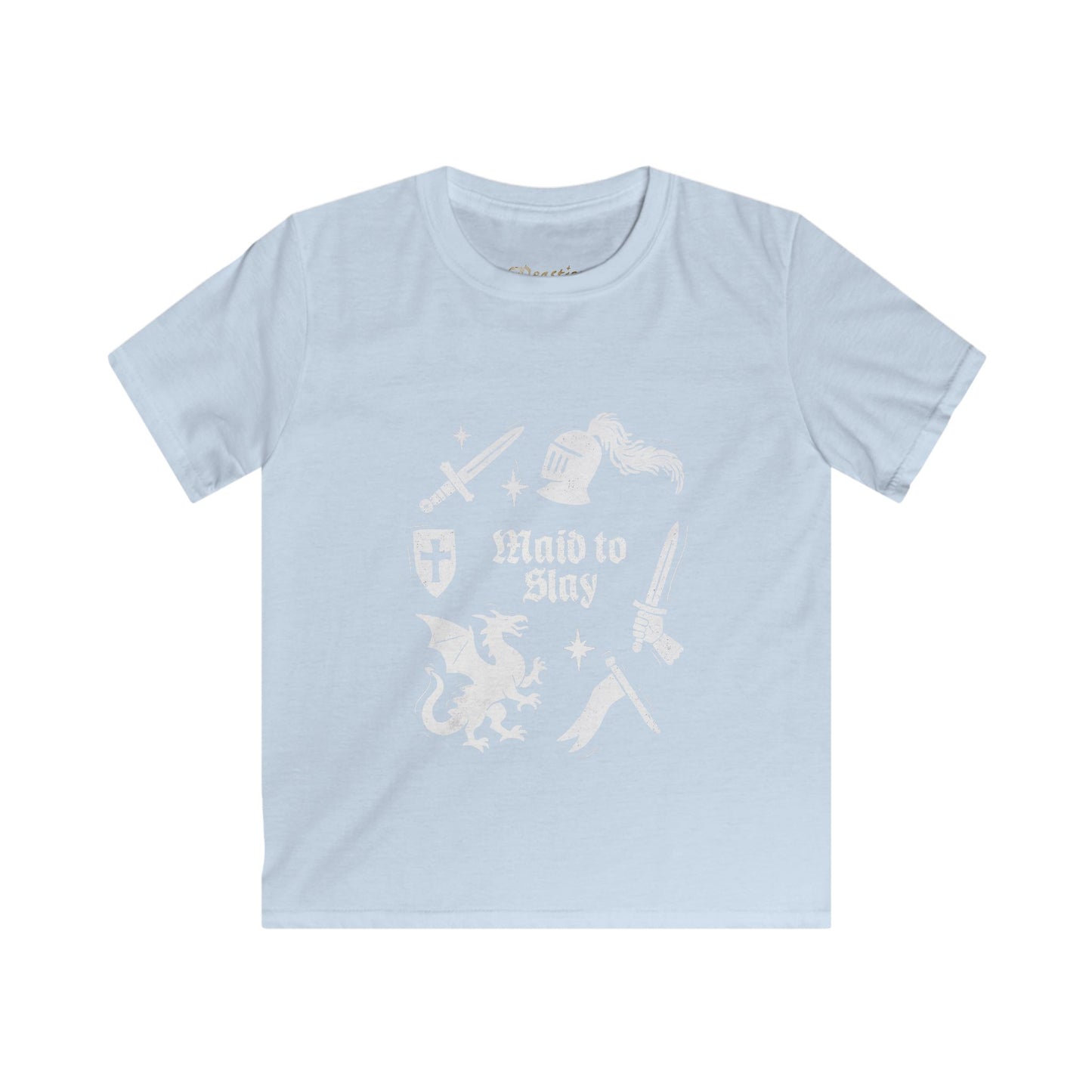 Kids 'Maid to Slay' Knight & Dragon Tee