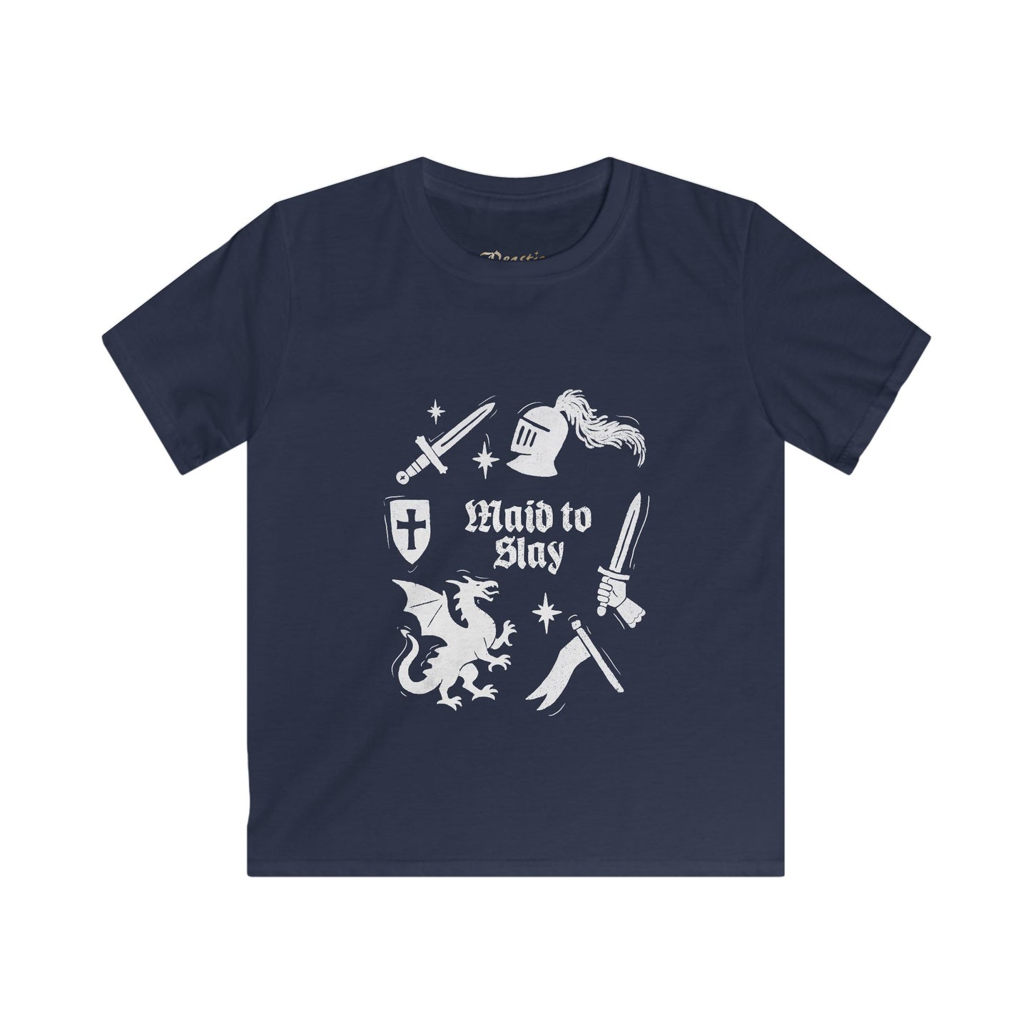 Kids 'Maid to Slay' Knight & Dragon Tee