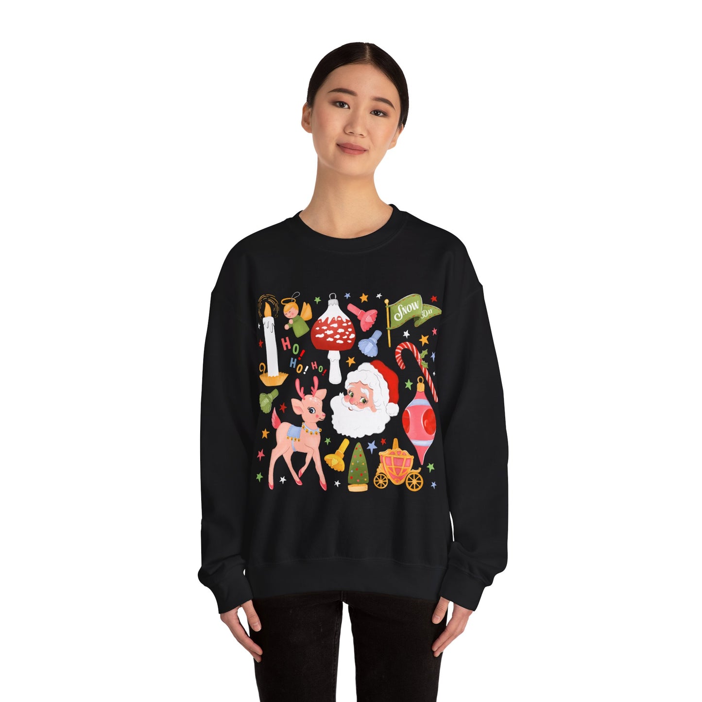 A Very Retro Christmas Sweatshirt