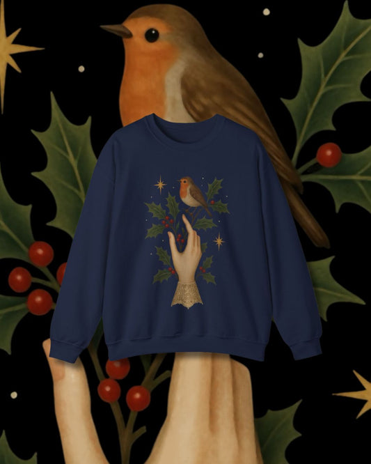 Winters Whisper - Robin Victoriana Sweatshirt