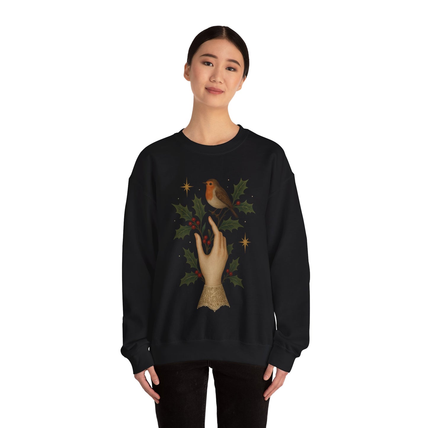 Winters Whisper - Robin Victoriana Sweatshirt