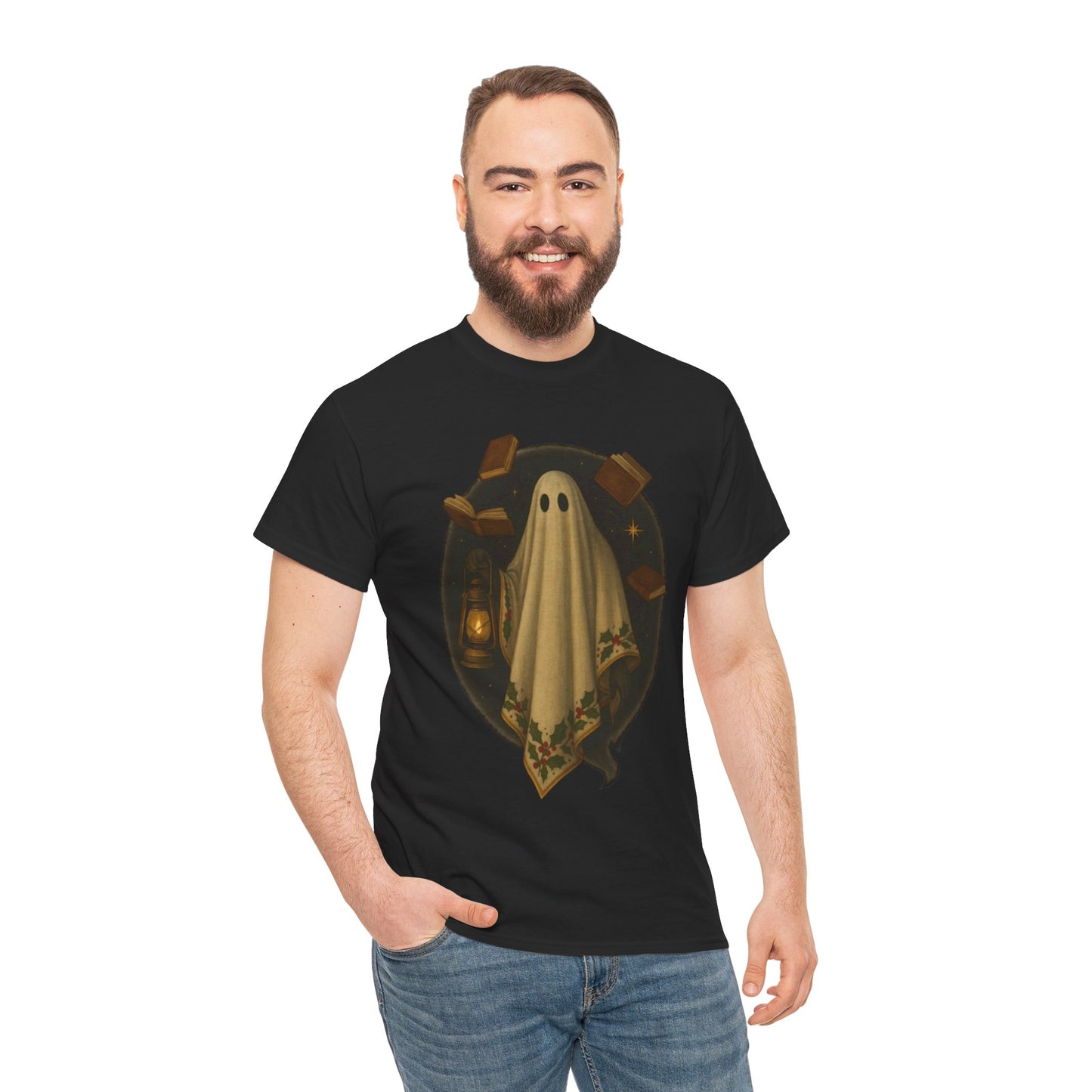 Ghosts of Christmas Books T-Shirt