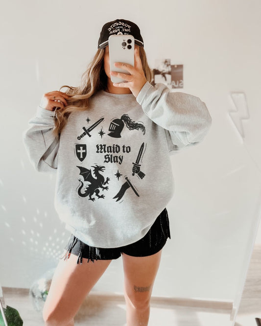 Maid to Slay Crewneck Sweatshirt