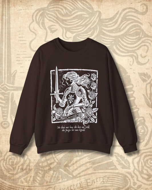 Main Character Lady Night Light Print Unisex Sweat