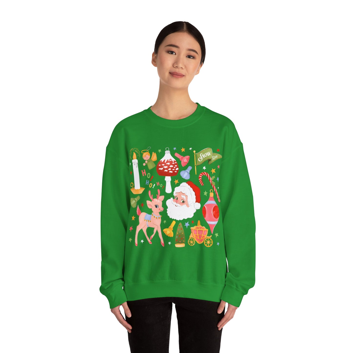 A Very Retro Christmas Sweatshirt
