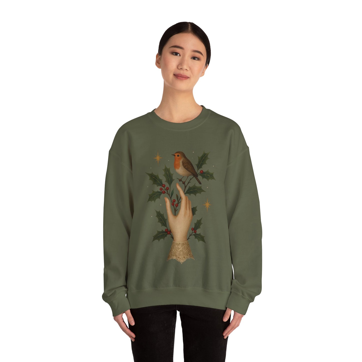 Winters Whisper - Robin Victoriana Sweatshirt