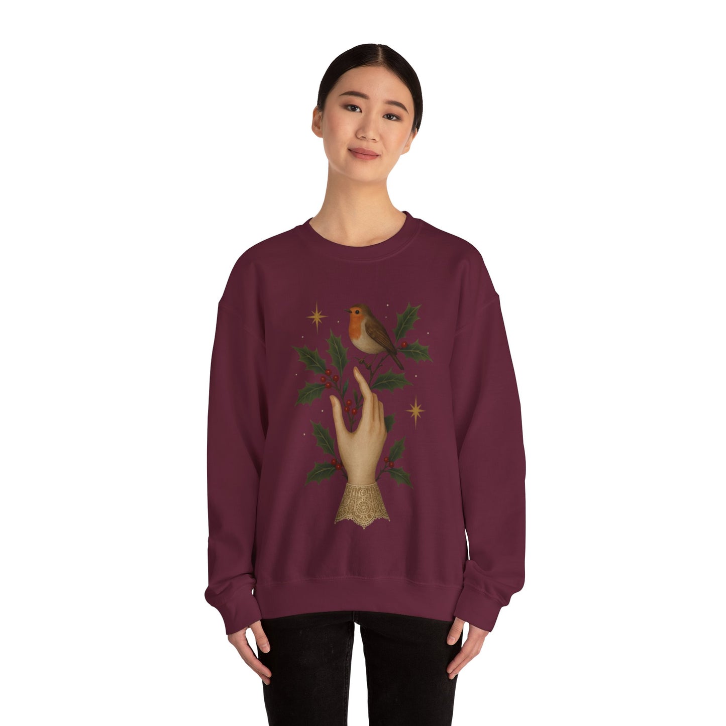 Winters Whisper - Robin Victoriana Sweatshirt