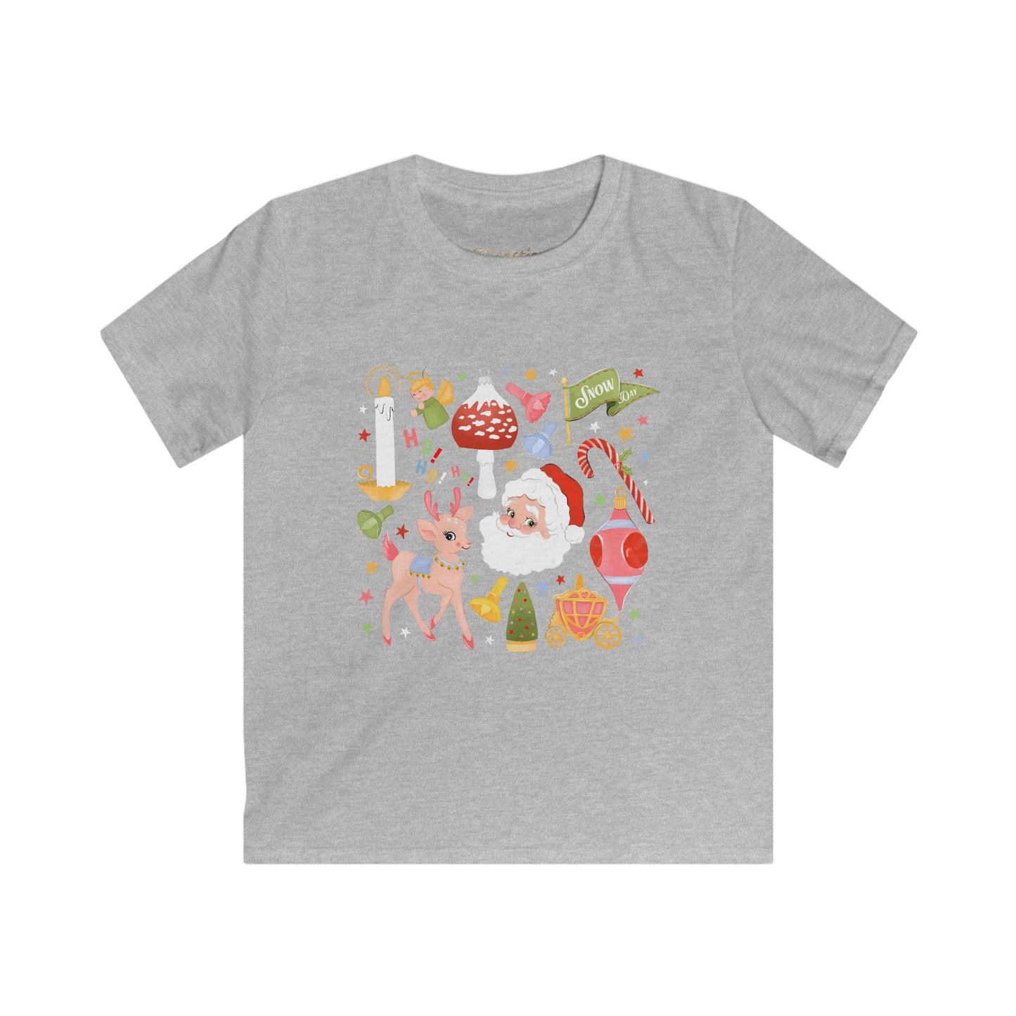A Very Retro Christmas Kids Tee