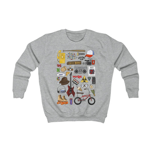 Stranger Objects Kids Sweatshirt