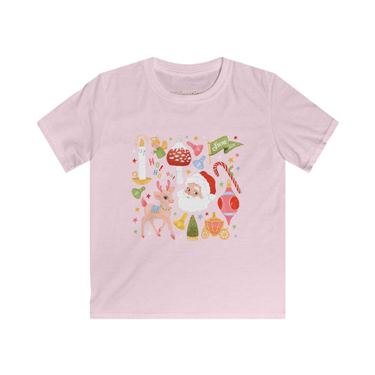 A Very Retro Christmas Kids Tee