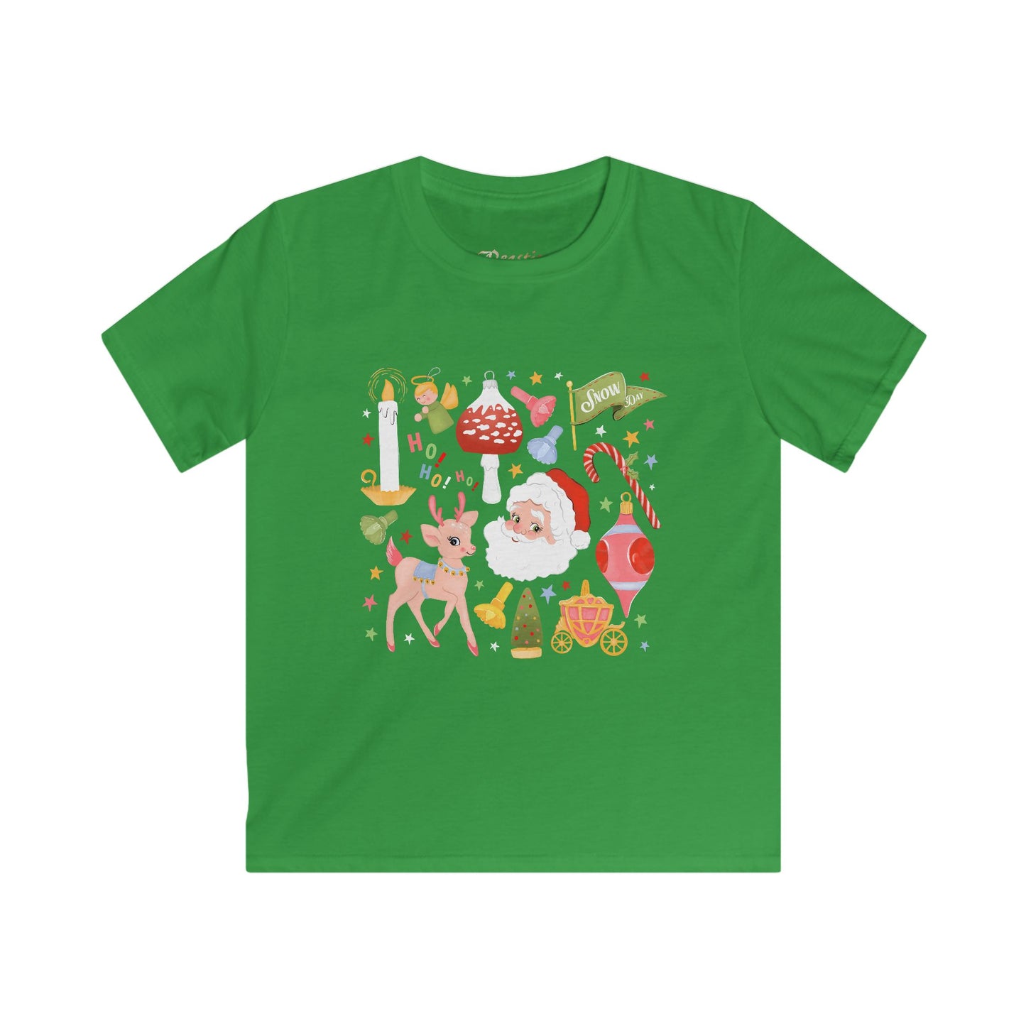 A Very Retro Christmas Kids Tee