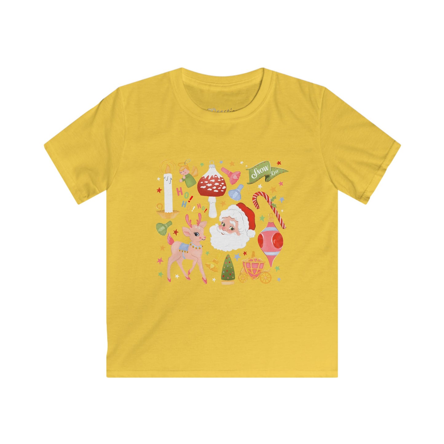 A Very Retro Christmas Kids Tee