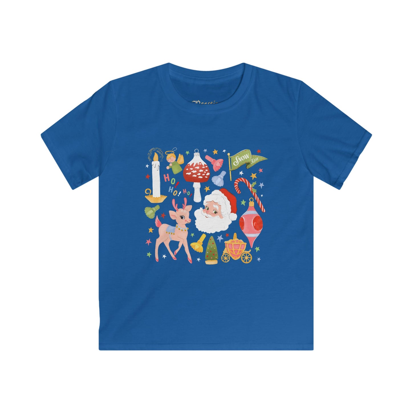 A Very Retro Christmas Kids Tee