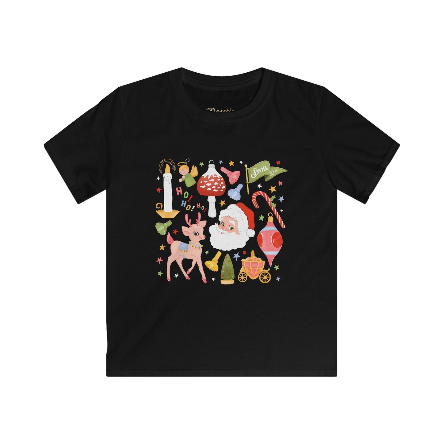 A Very Retro Christmas Kids Tee
