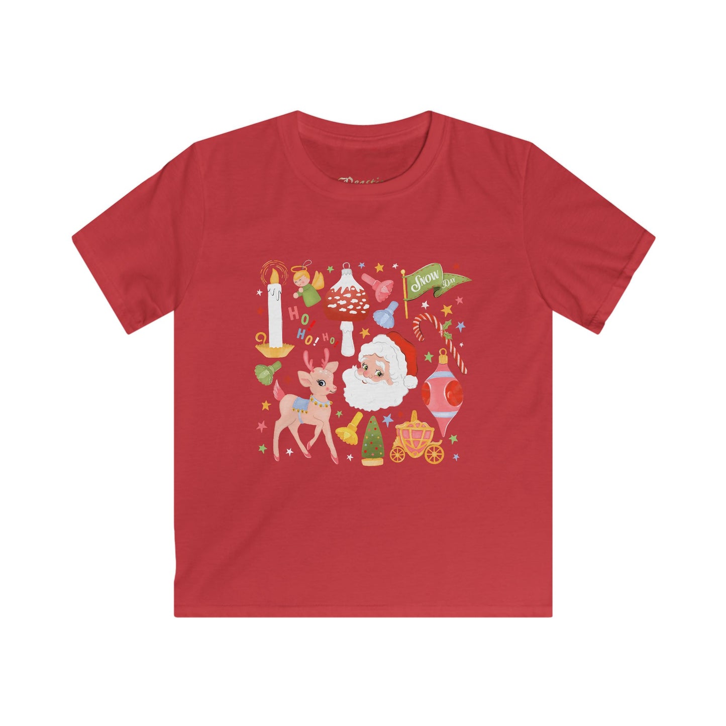 A Very Retro Christmas Kids Tee