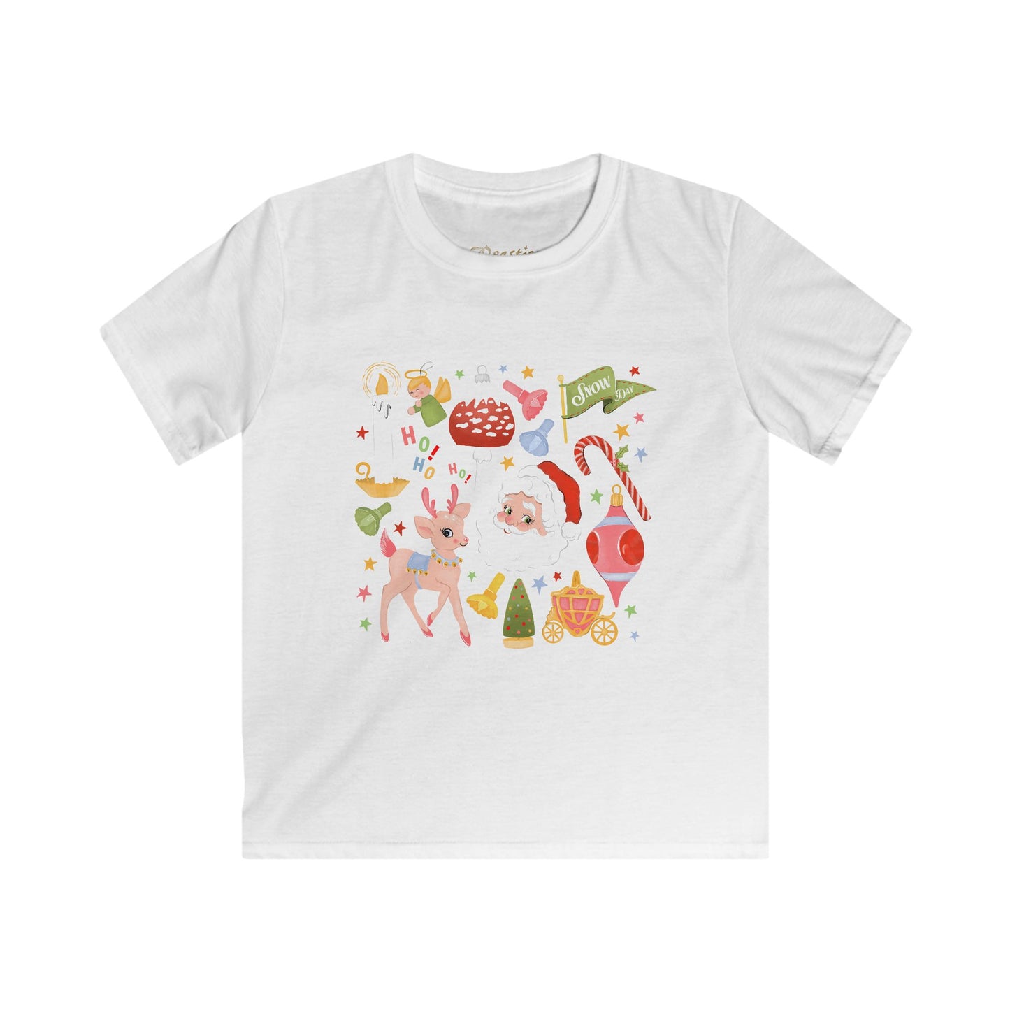 A Very Retro Christmas Kids Tee