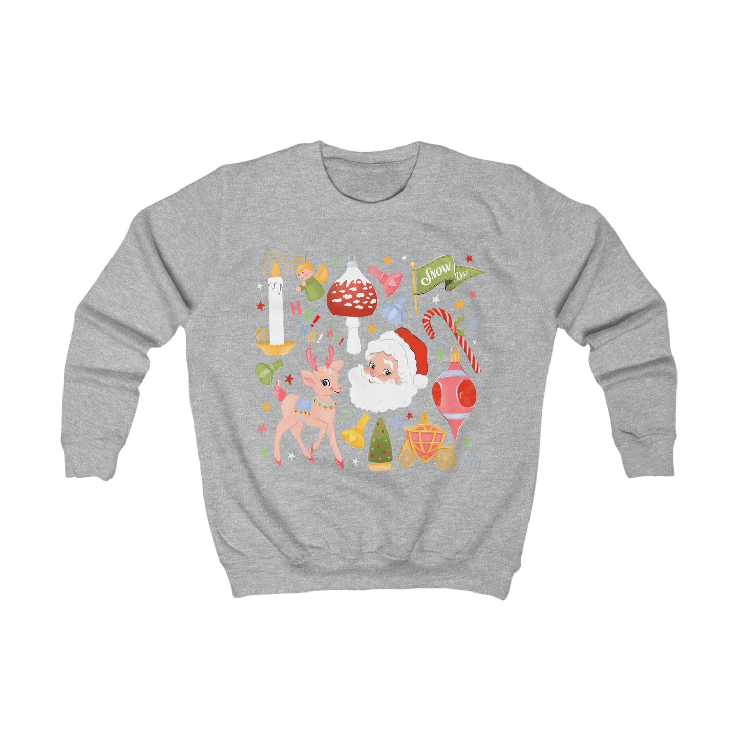 A Very Retro Christmas Kids Sweatshirt