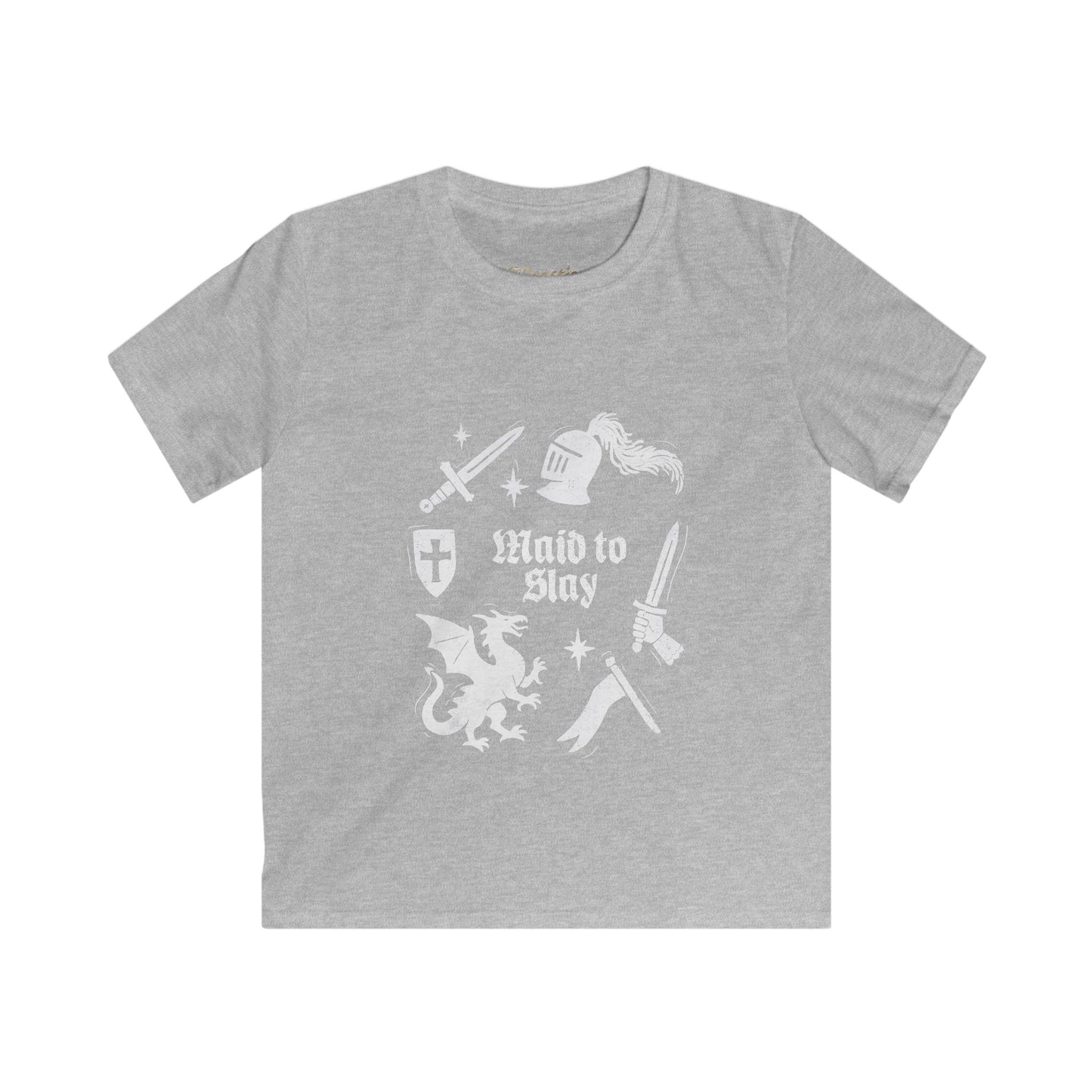 Kids 'Maid to Slay' Knight & Dragon Tee