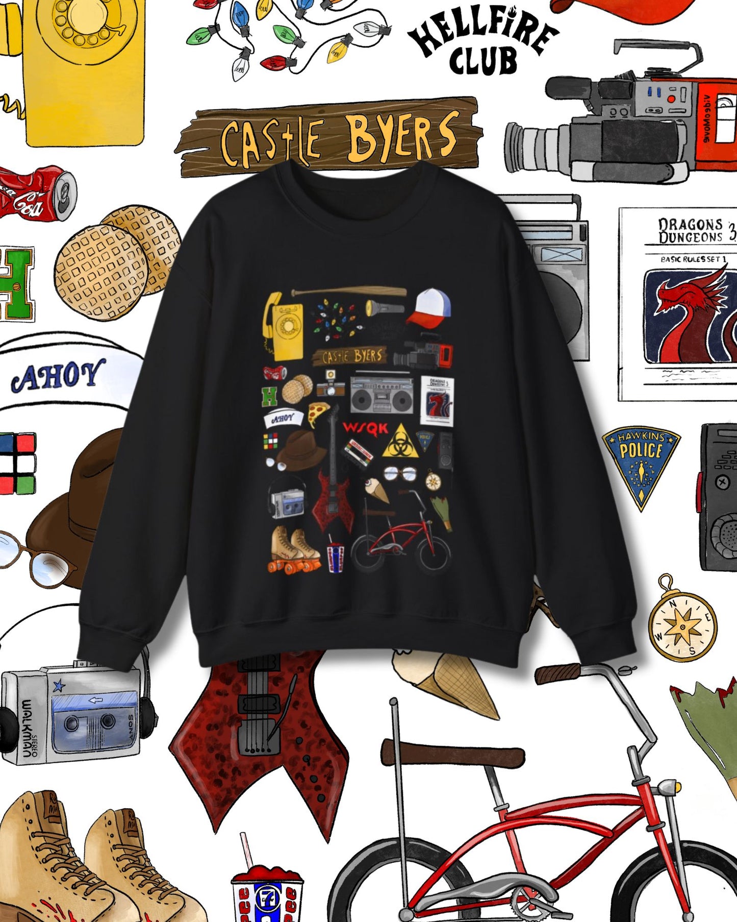 Stranger Objects Unisex Sweat